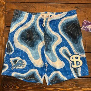 Bucketsquad Detroit Lions Mesh Shorts Size Youth XL